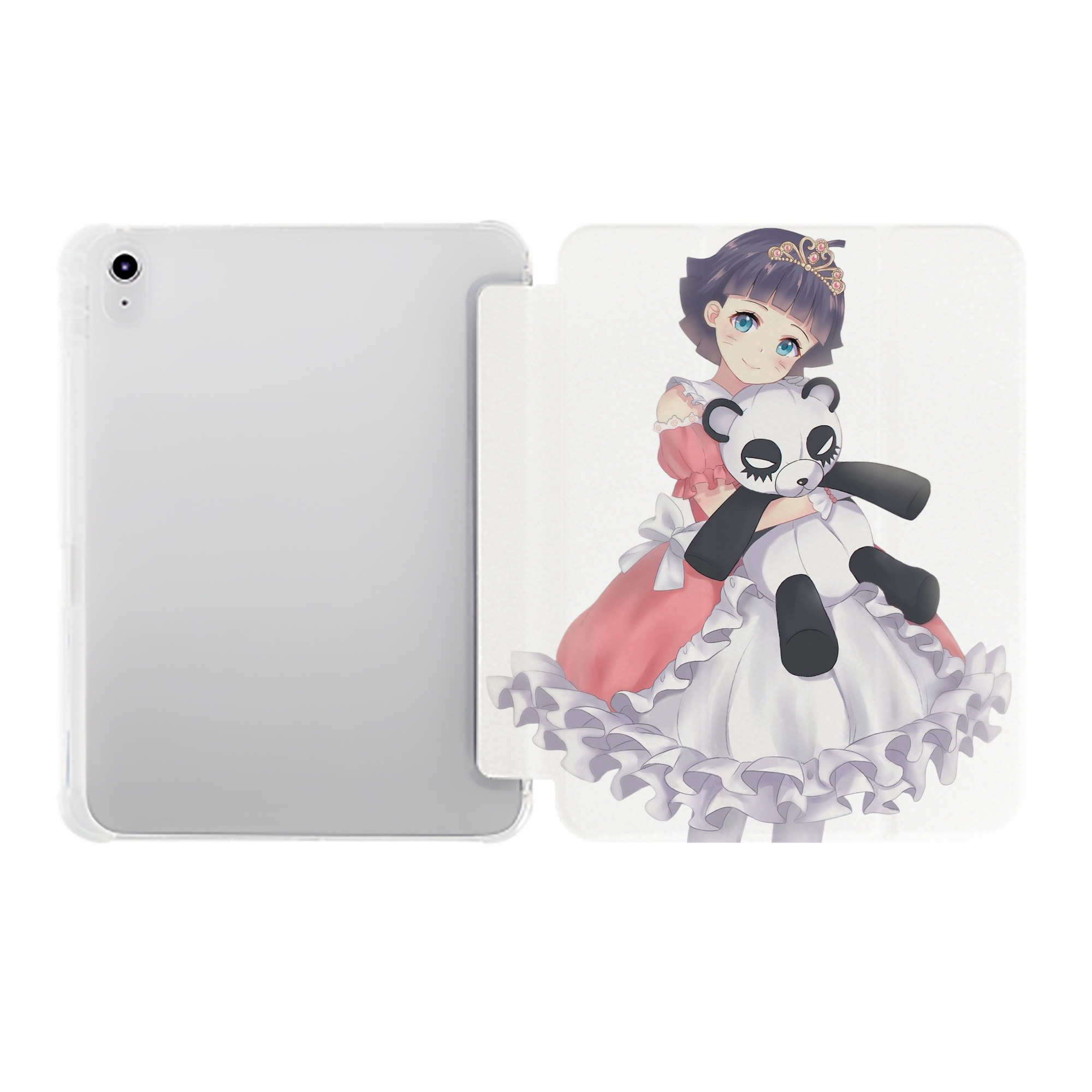 （画像用） NARUTO -ナルト- うずまき ヒマワリ Uzumaki Himawari IPad ケース ペン収納付き 三つ折りスタンド PUレザー×シリコン 対応機種9.5/10.5/10.9インチ